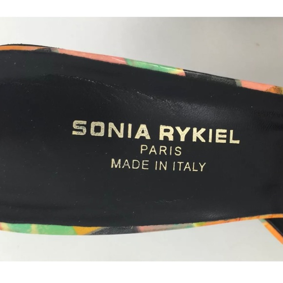 Sonia Rykiel Paris Patent Leather High Heel Sandals - Picture 8 of 14